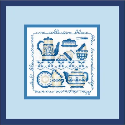 Obrázek produktu pro Sada křížkového stehu Le Bonheur des Dames "Blue Collection", 11,5 x 1