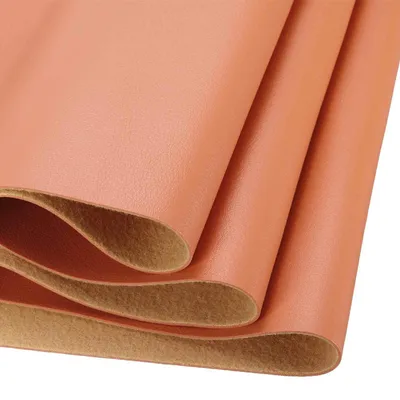 Kunstlederstreifen 30x91 cm Orange für Möbel & DIY