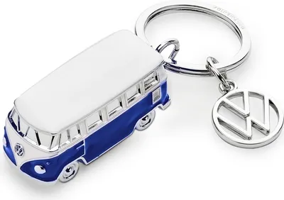 Produktbild von Original Volkswagen T1 Bulli Schlüsselanhänger 3D Anhänger VW Logo