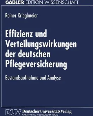 Obrázek produktu pro Effizienz und Verteilungswirkungen der deutschen Pflegeversicherung