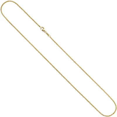 Produktbild von 2,5mm Erbskette Kette Collier 333 Gold Gelbgold Goldkette 45 cm Uni