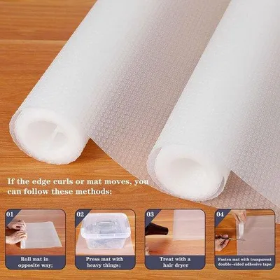 Produktbild von Famanu Plankunterlagen 60cmx500cm - Wasserfest, Antirutsch, Transparent
