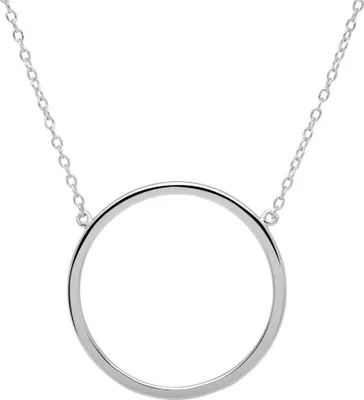Produktbild von Kette aus Sterlingsilber mit kreisförmigem Anhänger