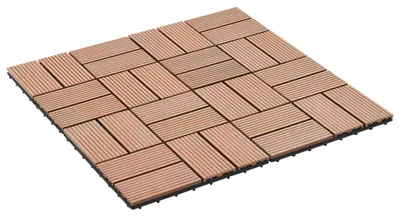 Obrázek produktu pro vidaXL Terasová dlažba, 22 ks, hnědá, 30 x 30 cm, WPC