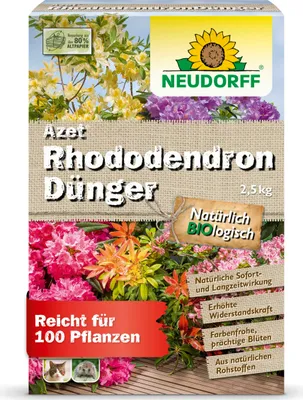 Produktbild von Neudorff - Azet RhododendronDünger 2,5 kg reicht für 100 Pflanzen