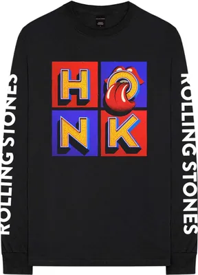 Image de The Rolling Stones - Sweat-shirt "Honk" pour homme/femme unie RO165 (M) (Noir)