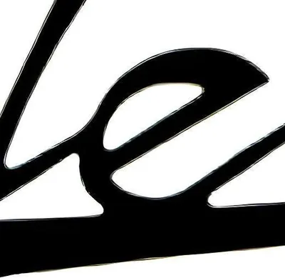 Image de Emblème / inscription RMS " Vespa ", bleu, 023569