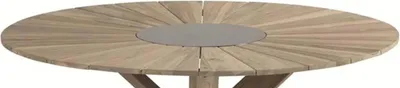 Produktbild von Hartman Provence Crossleg Tischplatte grey teak