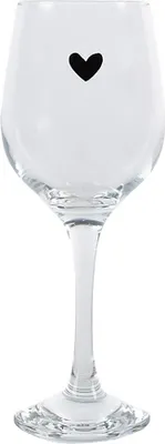 Obrázok produktu pre Clayre & Eef Weinglas Herz 300 ml Transparant Glas