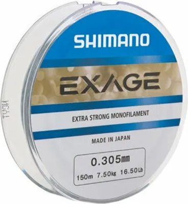 Zdjęcie produktu dla Shimano Fishing Exage Steel Grey 0,305 mm 150 m 7,5 kg Żyłka