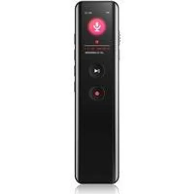 Zdjęcie produktu dla Cyfrowy dyktafon w formie słuchawek dousznych z Bluetooth i trybem cichym – 16 GB pamięci wraz ze słuchawkami