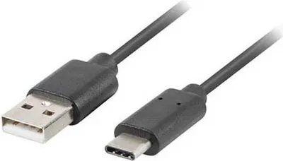 Zdjęcie produktu dla Kabel USB 2.0 Lanberg Type-C(M) - AM 3m czarny