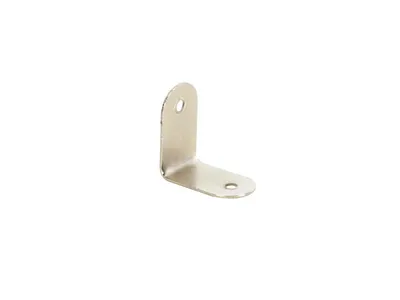Zdjęcie produktu dla Narożnik do szafki głośnikowej - biały metal - 19 x 32 mm x 90° - 10 szt. w opakowaniu