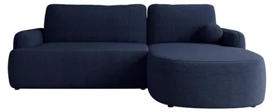 Produktbild von MIRJAN24 Ecksofa Loridu, Wohnzimmmer L-Form mit Schlaffunktion und Bettkasten (Farbe: Flow 22, Seite: Rechts)