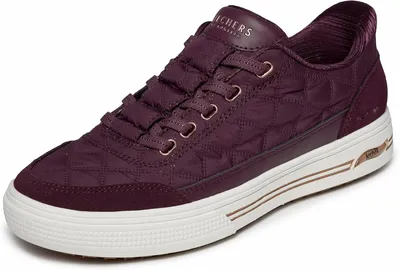 Produktbild von Skechers Damen Freizeitschuh Arch Fit Arcade Cuddle Steps mit flexibler Laufsohle Weinrot