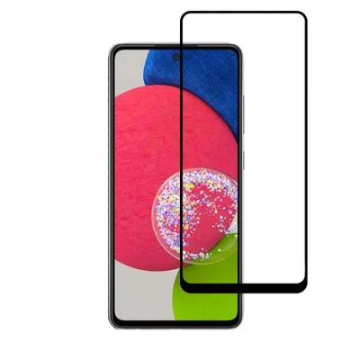 Produktbild von Smartphonica Samsung Galaxy A52s 5G Vollschutzfolie aus gehärtetem Glas Bildschirmschutz aus gehärtetem Glas mit abgerundeten Ecken