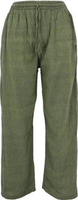 Produktbild von Yogahose, Uni Goa Baumwoll-Hose - Grün, Herren, Baumwolle, Größe: M