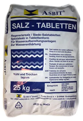 Produktbild von Asbit Siede-Regeneriersalztabletten 25 kg Wasserenthärter