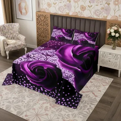 Immagine prodotto di Solidchoice - Copripiumino "Rozen Bloemen" 220 x 240 cm con 2 federe