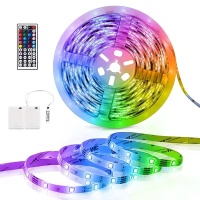 Obrázok produktu pre Led Páska 5M Diaľkové Ovládanie Vodotesná Farebná Sada 12V 7W