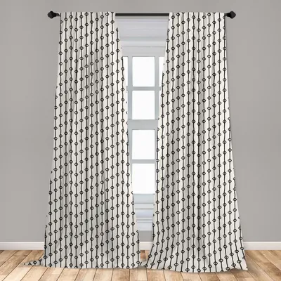 Obrázek produktu pro Abakuhaus, závěsy na okna, abstraktní motiv, sada 2 kusů, 150 x 225 cm