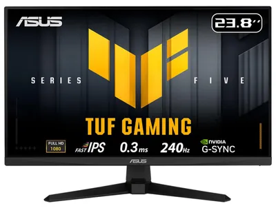 Produktbild von ASUS TUF Gaming VG249QM5A, 60,5 cm (23.8"), 1920 x 1080 Pixel, Full HD, LCD, 1 ms, Schwarz