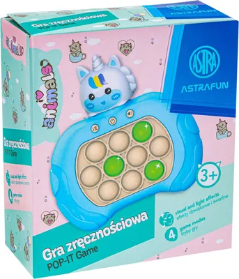 Produktbild von Sinnesspielzeug POP-IT AstraFUN Einhorn - 1 Stück Box (ohne Batterien), 714024904