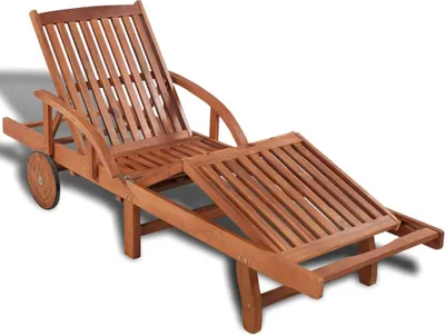 Produktbild von vidaXL Sonnenliege Massivholz Akazie