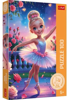 Immagine prodotto di TREFL PUZZLE 100 Ballerina / Famiglia Treflik 16538