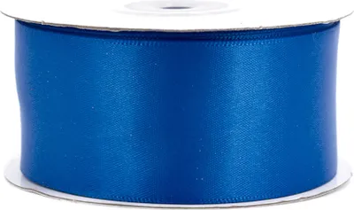 Produktbild von Doppelseitiges Satinband 38mm x 20m Rolle Blau