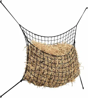 Produktbild von vidaXL Heunetze 2 Stk. Rechteckig Schwarz 200x120 cm PP