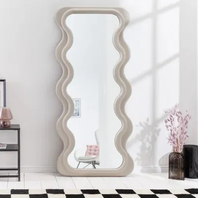 Produktbild von Extravaganter Design Spiegel 160x70cm FORMOSA greige