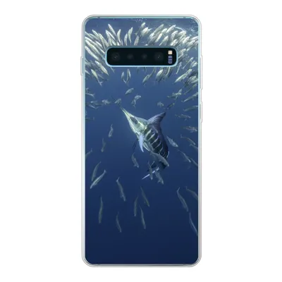 Produktbild von MuchoWow® Handyhülle Schutzhülle Hülle für Samsung Galaxy S10 Lite Wasser - Sardinen - Tiere Silikon Softcase Handy Hülle - Schutz