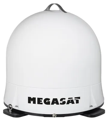 Produktbild von Megasat Campingman Portable ECO, 10,7 - 12,75 GHz, 31 dBi, Parabolisch, Horizontale/Vertikale Polarisation, 23 - 43°, Weiß