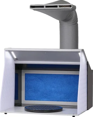 Produktbild von Airbrush-Spritzkabine, tragbar, mit zwei Auspuffventilatoren