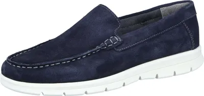 Produktbild von Manitu 630271-05, Herrenmokassin, Blau, Größe 43