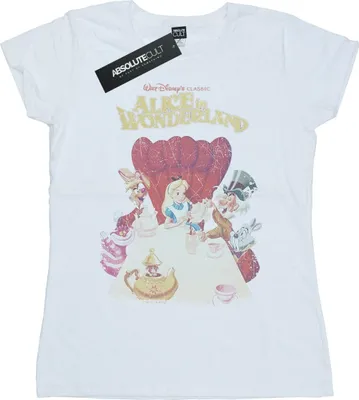 Produktbild von Alice In Wonderland - T-Shirt für Damen BI1408 (S) (Weiß)