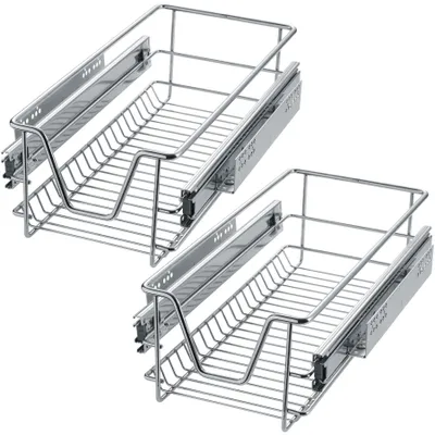 Produktbild von Teleskopická zásuvka pre kuchynské a spálňové skrine - 30 cm, sada 2 ks