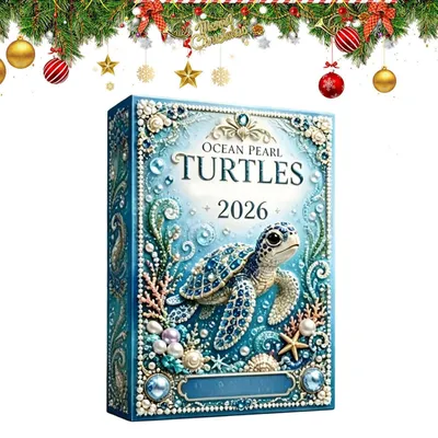Obrázok produktu pre Adventný kalendár s morskými korytnačkami 2026 na vianočné obdobie Roztomilé A