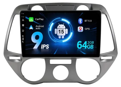 Zdjęcie produktu dla Radio samochodowe Android 15, 2G + 64G pamięci, 9-calowy ekran dotykowy, funkcja Mirror Link, GPS, Wi-Fi, Bluetooth, FM/RDS