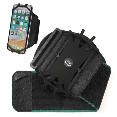 Produktbild von Sportarmband Handy Abnehmbares, Handy Armband Joggen 360°Drehbares für Phone Joggen Handytasche für Running(3,5"6,2")