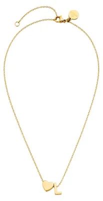 Produktbild von Purelei Kette mit Buchstaben (L/Gold) Damen Halskette aus Edelstahl