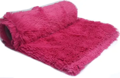 Obrázok produktu pre Pletené Minky Hair, Shaggy, Shaggy (18 mm) Fuchsia 50x160 cm