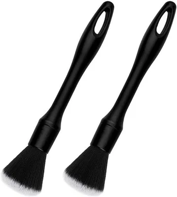 Produktbild von 2 Autoreinigungsborsteln 22cm, weich, für Innenraum, Stoff, nass & trocken