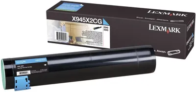 Image de Lexmark X945X2CG cartouche de toner 1 pièce(s) Original Cyan