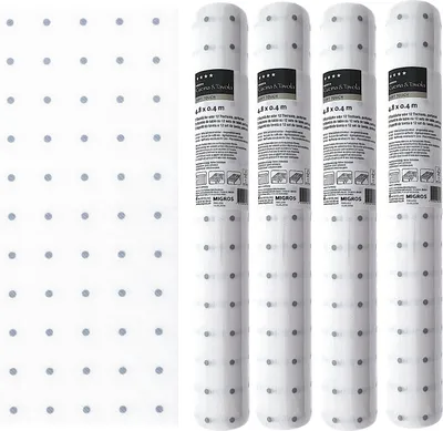 Obrázok produktu pre 3-IN-1 ROLL behúň na stôl a podložky Airlaid - bodky - 40 x 480 cm - 4 kusy