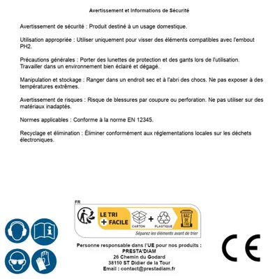 Image de Embout de Vissage Ph2 - 110 mm - D-Work