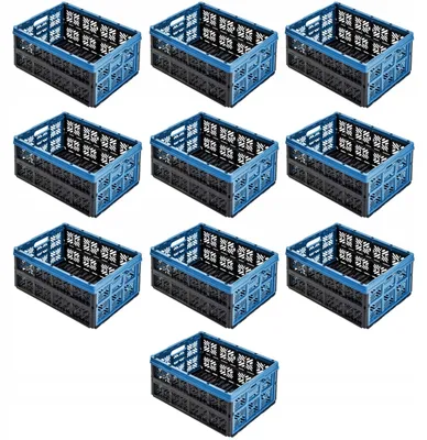 Produktbild von Keeeper Einkaufskorb faltbar 32L blau
