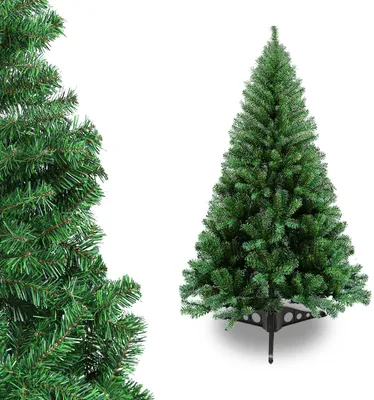 Productafbeelding van Bettizia Kunstkerstboom, 120 cm, kerstboom met standaard, herbruikbaar, groen, voor kerstdecoratie
