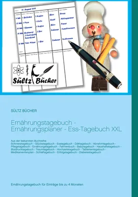 Produktbild von Ernährungstagebuch - Ernährungsplaner - Ess-Tagebuch XXL
